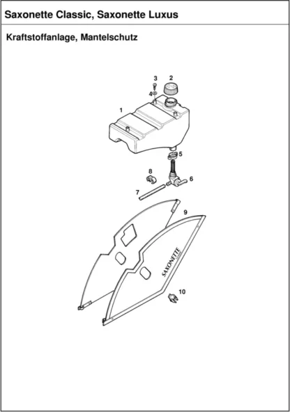 Saxonette Classic Handstart Federgabel