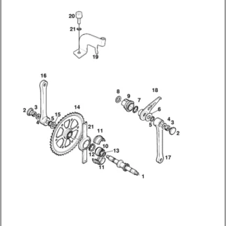 Saxonette Luxus Handstart Federgabel