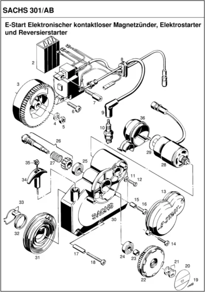 Saxonette Basic Handstart Starrgabel