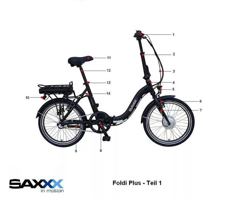 Bremse vorne SAXXX Foldi Plus