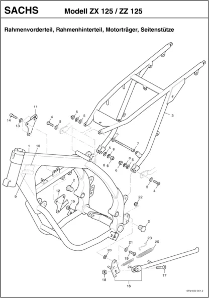 ZX 125 Enduro bis 2002