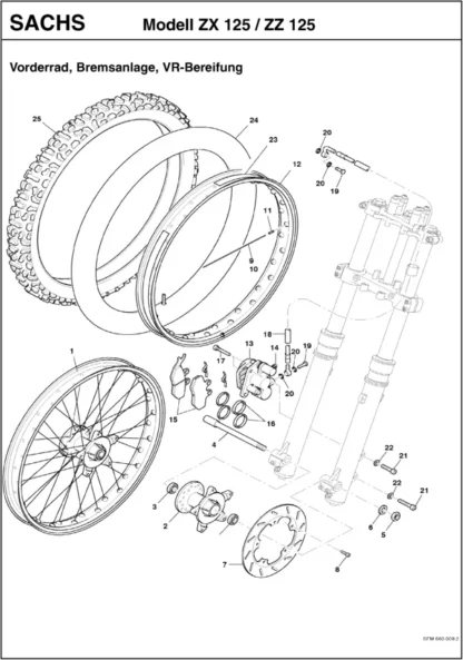 ZX 125 Enduro bis 2002