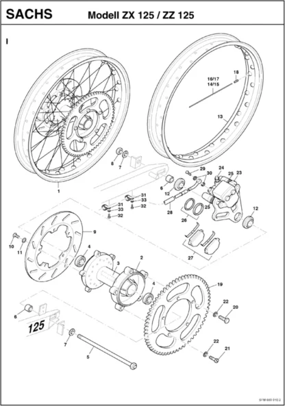 ZX 125 Enduro bis 2002