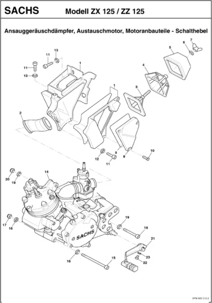 ZX 125 Enduro bis 2002