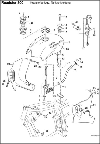 B-805 Teile