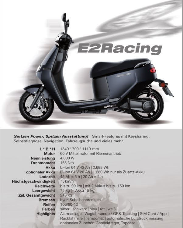 SAXXX E2 Racing
